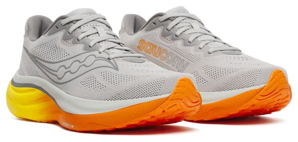 Saucony Ride 19 hardloopschoenen grijs/oranje voor heren