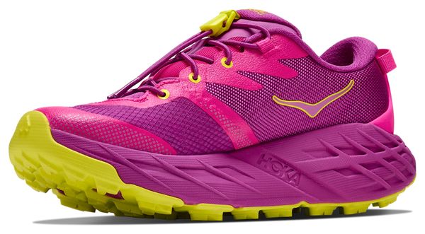 Hoka Speedgoat 7 Pink Kids' Trail Running Shoes