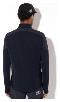 Maillot Manches Longues Circle Winter Layer Demi-Zip Bleu marine Homme
