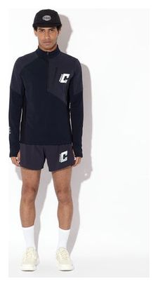 Maillot Manches Longues Circle Winter Layer Demi-Zip Bleu marine Homme