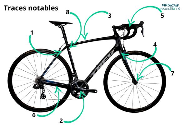 Produit Reconditionné - Vélo Route Trek Domane SL7 Shimano Ultégra/GRX Di2 11V Noir 2017