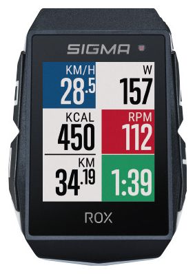 Sigma ROX 11.1 Evo HR Set Computer GPS Nero