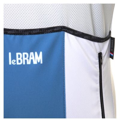 LeBram Tourmalet Short Sleeve Jersey Grey / Blue Adjusted Fit