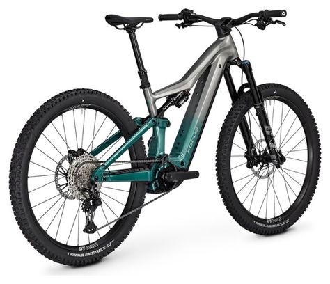 VTT Électrique Tout-Suspendu Focus JAM² 6.9 Shimano 12V 800Wh Bosch 120 Nm 29'' Gris/Vert 2025