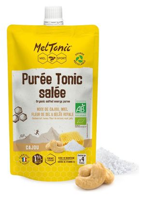 Meltonic Purée Énergétique Purée TonicSalée Noix de Cajou / Miel / Fleur de Sel / Gelée Royale 165g