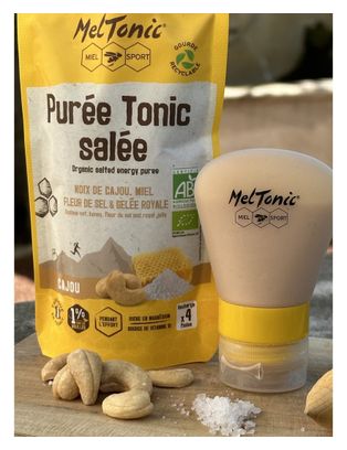 Nachfüllpackung Meltonic Energiepüree Purée Tonic Salée Cashewnüsse / Honig / Fleur de Sel / Gelée Royale 165g