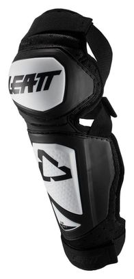 Genouillères avec Protège Tibia Leatt 3.0 EXT Blanc Noir