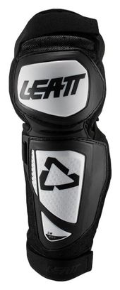 Genouillères avec Protège Tibia Leatt 3.0 EXT Blanc Noir