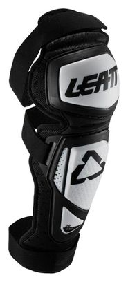 Genouillères avec Protège Tibia Leatt 3.0 EXT Blanc Noir