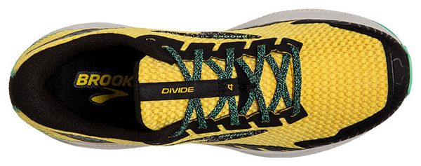 Brooks Divide 4 Trail Shoes Yellow Green Men's