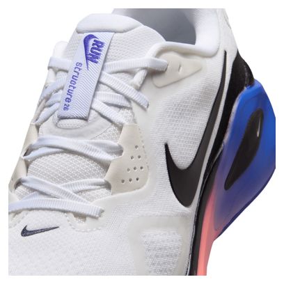 Nike Structure 26 hardloopschoenen wit/blauw/roze voor heren