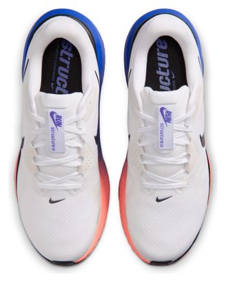 Nike Structure 26 hardloopschoenen wit/blauw/roze voor heren