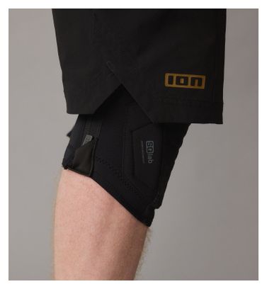ION K-Pact Zip SQ kniebeschermers, zwart