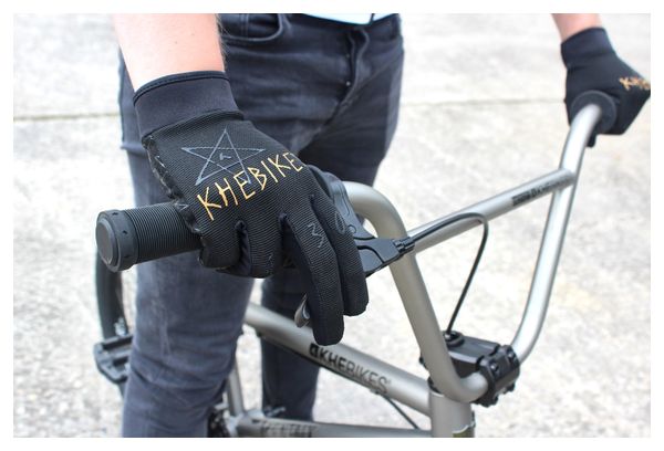 BMX gants 4130 noir KHEbikes