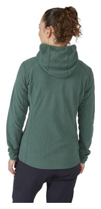 Dames RAB Tecton Hoody Fleece Groen