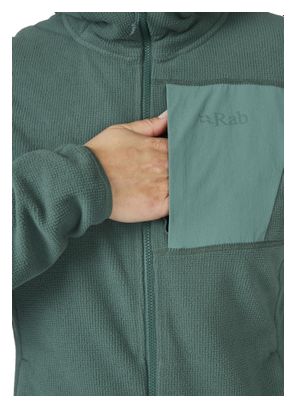 Dames RAB Tecton Hoody Fleece Groen