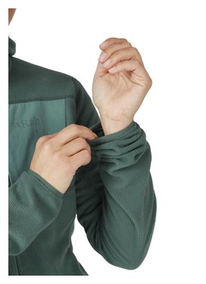 Dames RAB Tecton Hoody Fleece Groen