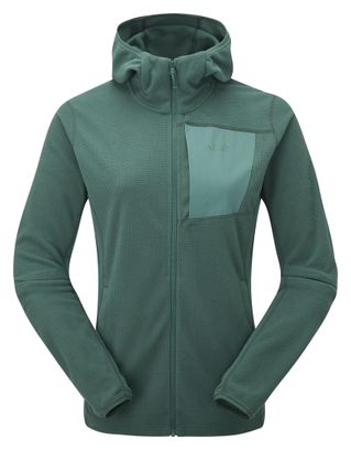Dames RAB Tecton Hoody Fleece Groen