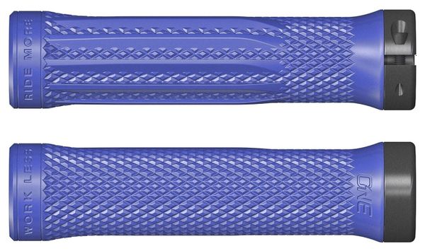 Paar OneUp Lock-On Grips Blauw