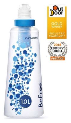Gourde souple filtre à eau Katadyn BeFree 1L