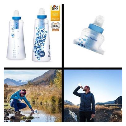 Gourde souple filtre à eau Katadyn BeFree 1L
