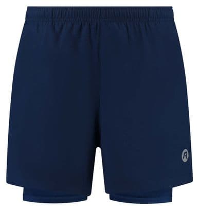 Short 2-en-1 Rogelli Essential Bleu Homme