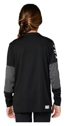 Maillot à manches longues Fox Junior Defend Noir