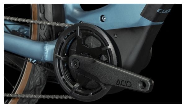 Cube Nuride Hybrid Performance 500 Allroad Easy Entry Electric Hybrid Bike Shimano Alivio 9S 500 Wh 29'' Metal Blue 2023