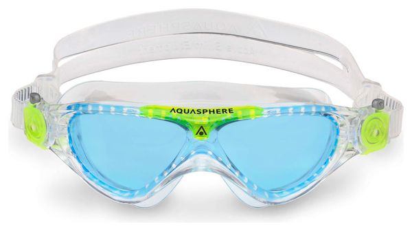 Aquasphere Vista Jr Schwimm-Maske Blau gefärbt/Transparent