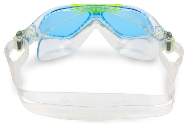Aquasphere Vista Jr Schwimm-Maske Blau gefärbt/Transparent