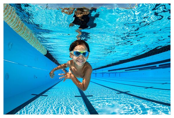 Aquasphere Vista Jr Schwimm-Maske Blau gefärbt/Transparent