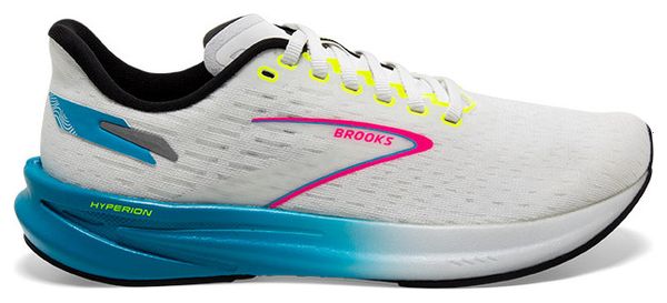 Brooks Hyperion Running Shoes White Blue Men's