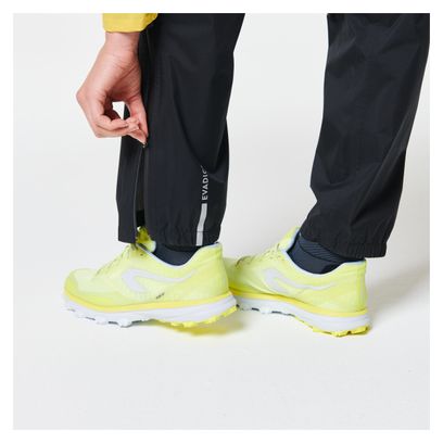 Pantaloni da trail impermeabili da donna Kiprun Nero