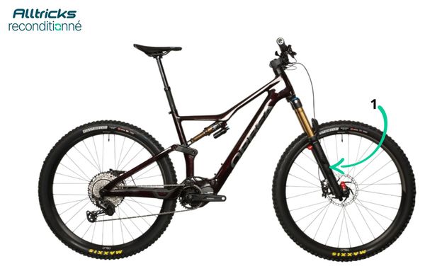 VTT Electrique Orbea Rise M 10  Shimano 85Nm 630Wh T.L 170/185cm - Vélo d'Exposition