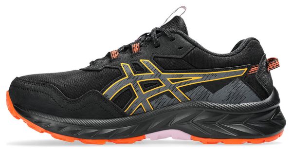 Chaussures Trail Asics Gel-Venture 10 Waterproof Noir/Orange Femme