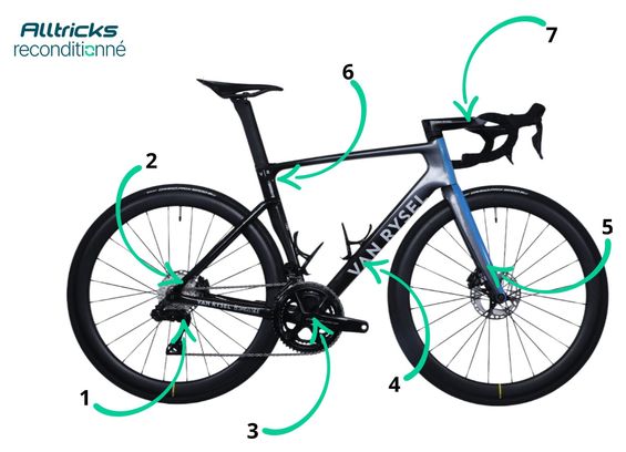 Van Rysel RCR Pro Replica Shimano Dura Ace Di2 12v Team Décathlon AG2R La  Mondiale 'Larry Warbasse' 2024 Vélo Team Pro