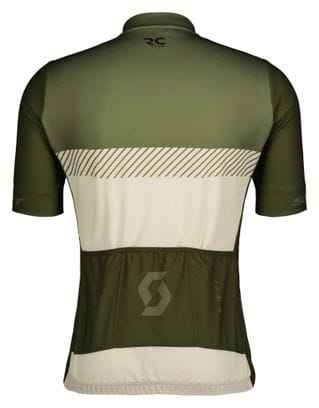 Scott RC Team Jersey met korte mouwen Groen/Beige Heren