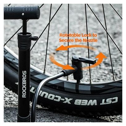 Pompe à vélo avec manomètre 120PSI Portable Gonflage FV / AV