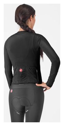 Espresso Langarm Trikot Damen ML Schwarz Grau