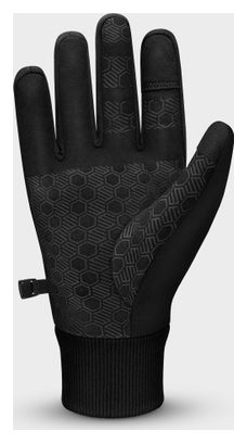 Gants vélo d'hiver Cyclisme Homme et Femme DW Barrow Noir