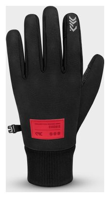Gants vélo d'hiver Cyclisme Homme et Femme DW Barrow Noir