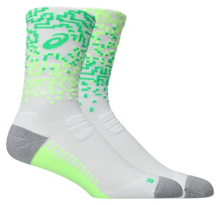 Asics Performance Run Crew sokken Wit/Groen