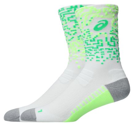 Asics Performance Run Crew sokken Wit/Groen