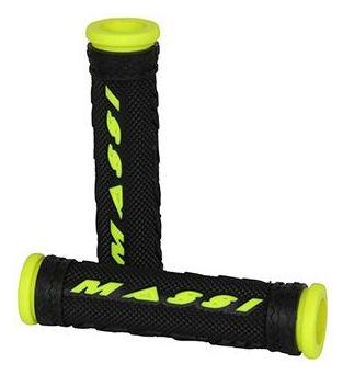 MASSI Paire de Grips COMP Noir Jaune