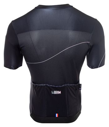 LeBram Roselend Short Sleeve Jersey Zwart Adjusted Fit