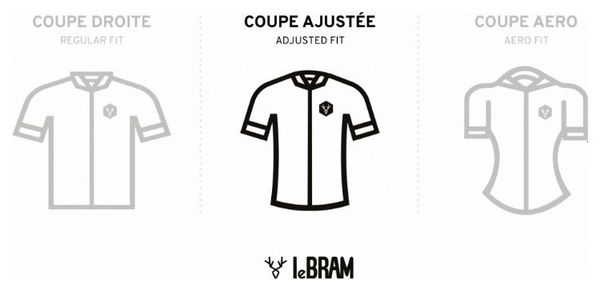 LeBram Roselend Short Sleeve Jersey Black Adjusted Fit