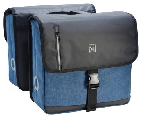 Willex Double Business 40L Gepäckträgertaschen Schwarz / Blau