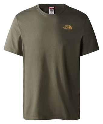 The North Face Red Box Men's Green T-Shirt