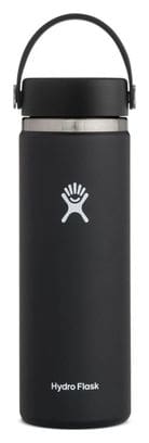 Bouteille Hydro Flask Wide Mouth With Flex Cap 591 ml Noir