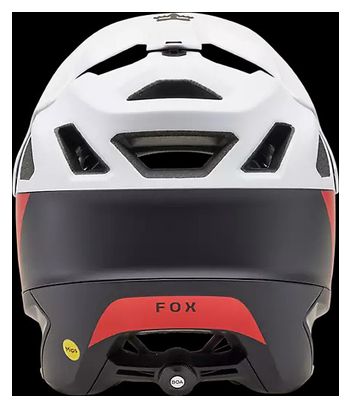 Fox Dropframe Pro Helm Schwarz/Weiß